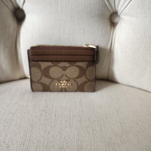 Mini Skinny Id Case In Signature Canvas